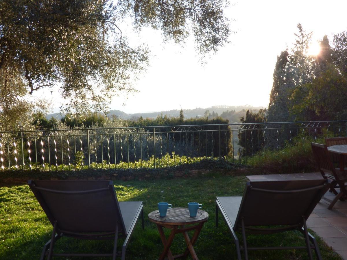 Apartment Cezanne With Heated Pool And Private Garden Chateauneuf-Grasse Eksteriør billede