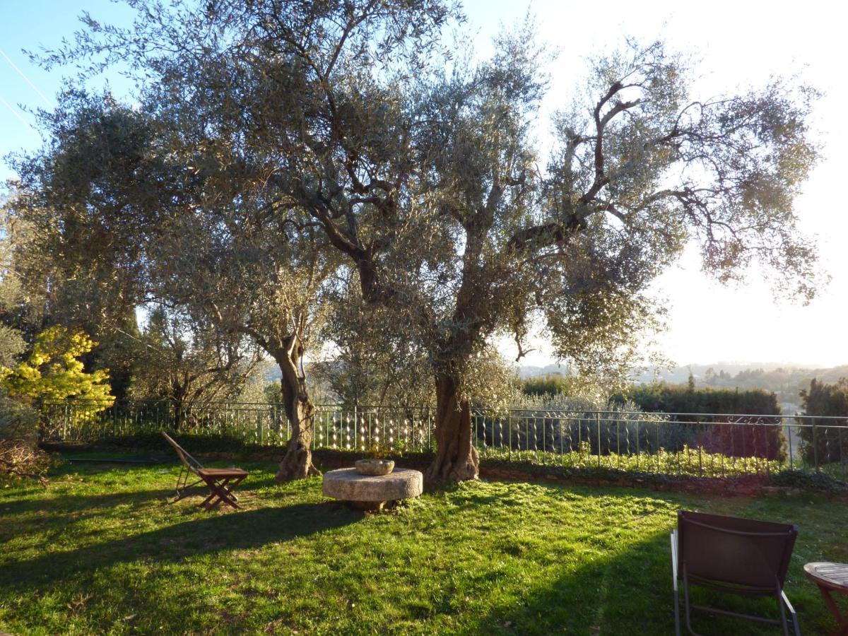 Apartment Cezanne With Heated Pool And Private Garden Chateauneuf-Grasse Eksteriør billede