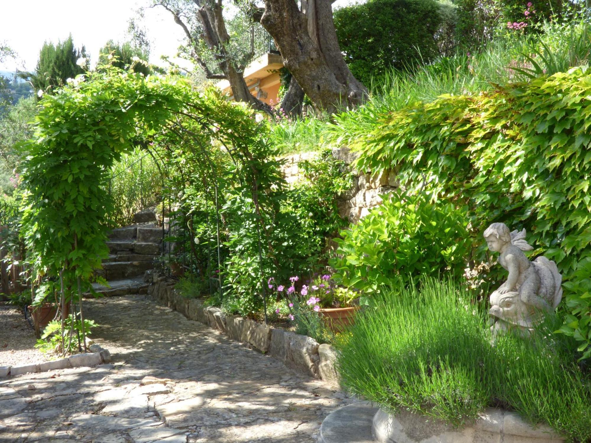 Apartment Cezanne With Heated Pool And Private Garden Chateauneuf-Grasse Eksteriør billede
