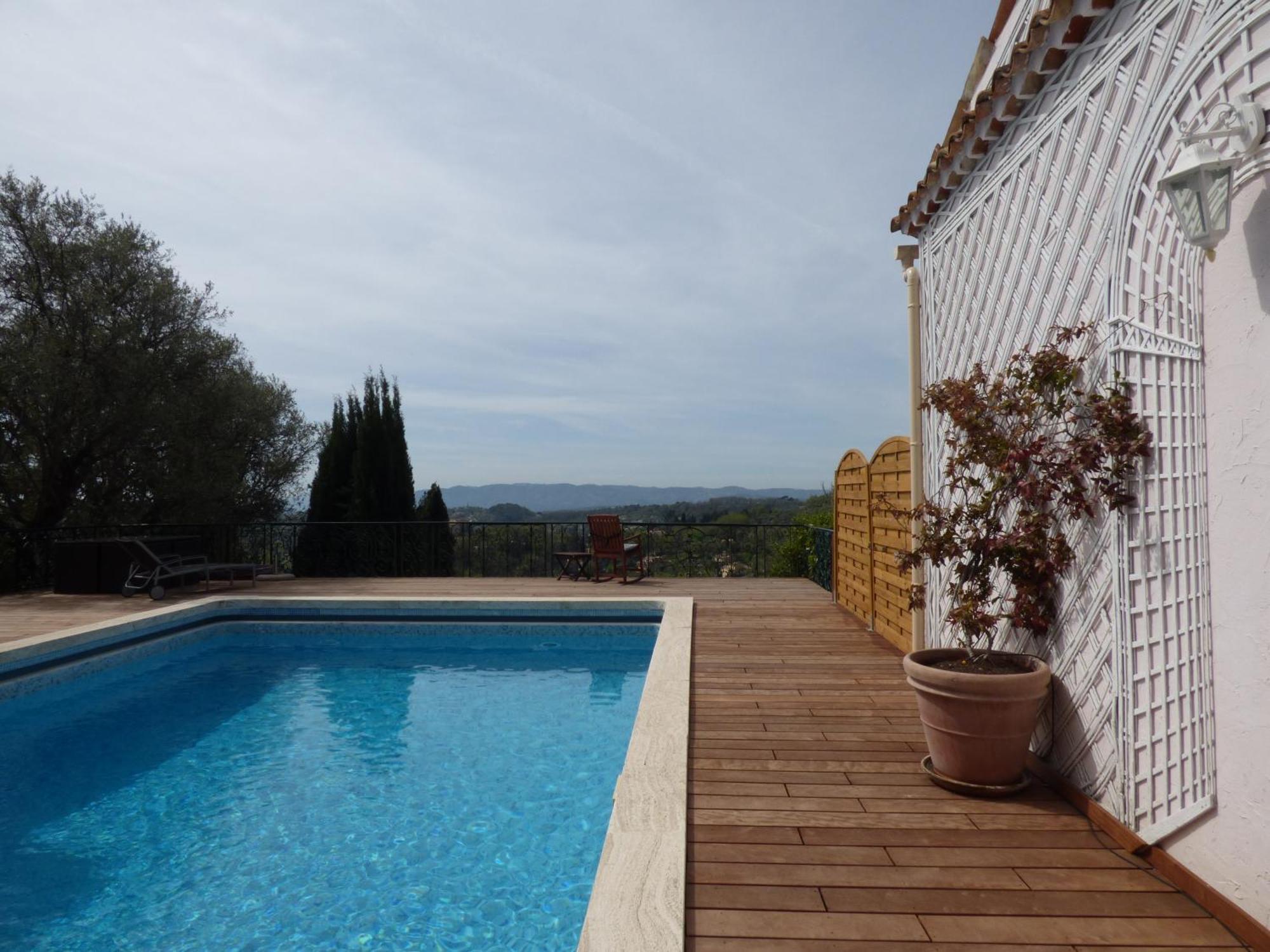 Apartment Cezanne With Heated Pool And Private Garden Chateauneuf-Grasse Eksteriør billede